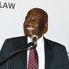 The Second Annual Godfrey Pitje Memorial Lecture was to be delivered by advocate Mojanku Gumbi, in her absence, Judge George Maluleke of the Gauteng Division of the High Court delivered the address.